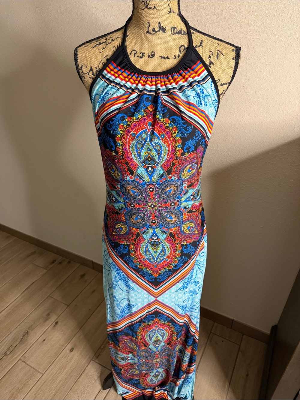 VENUS Bohemian Maxi Dress in Multi-Color